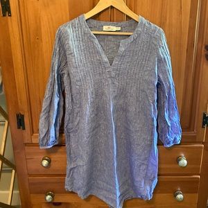 Vineyard Vines linen popover tunic